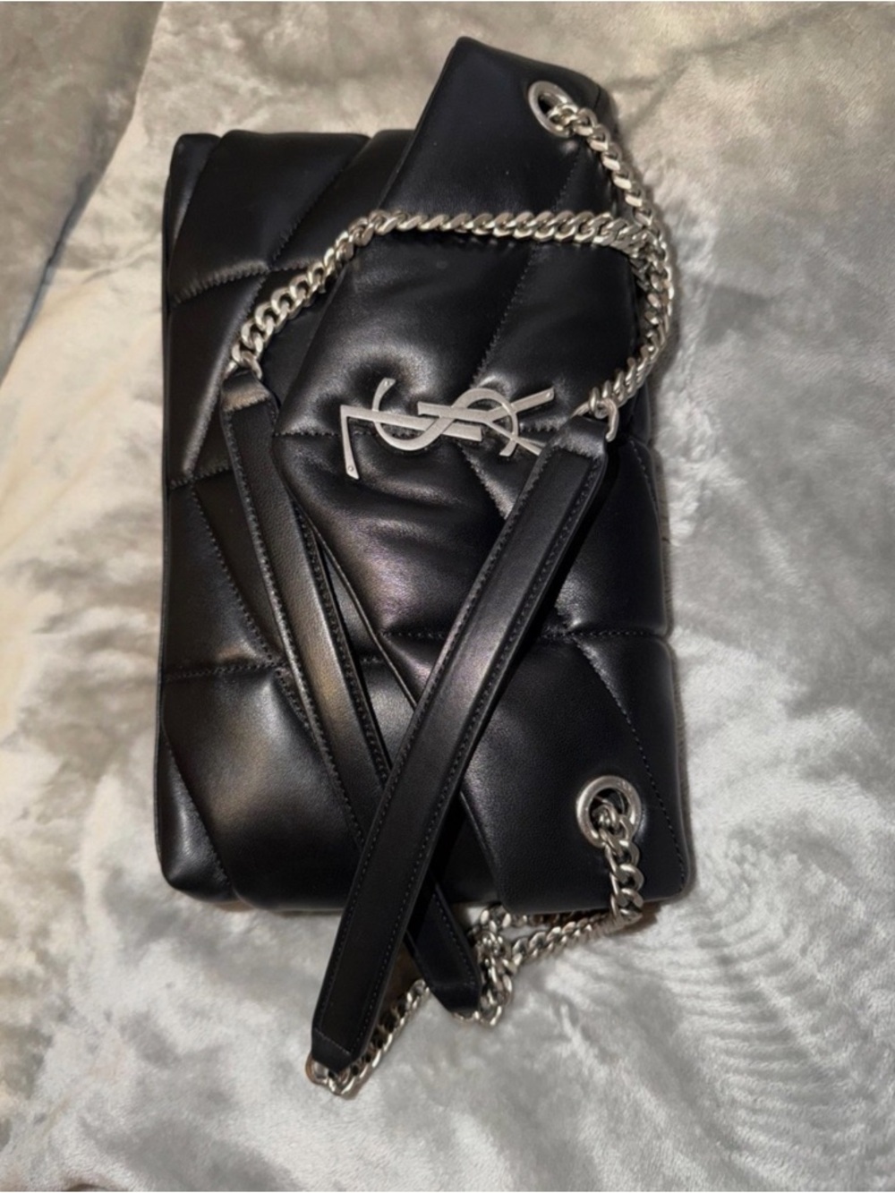 YSL Saint Laurent puffer Loulou Shoulder Bag Small